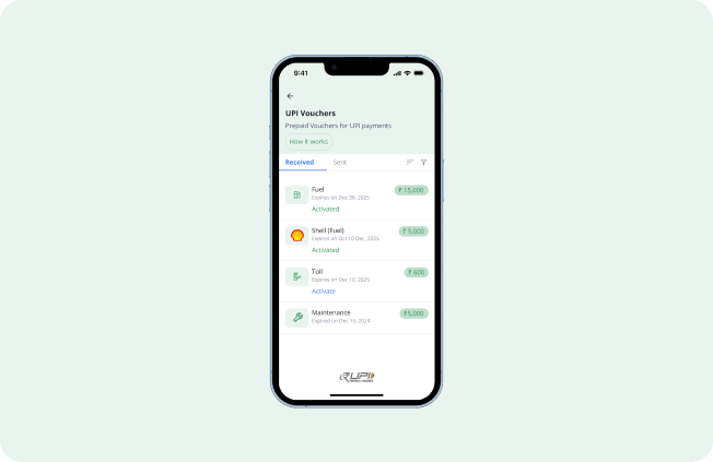 e-RUPI Vouchers on UPI Apps