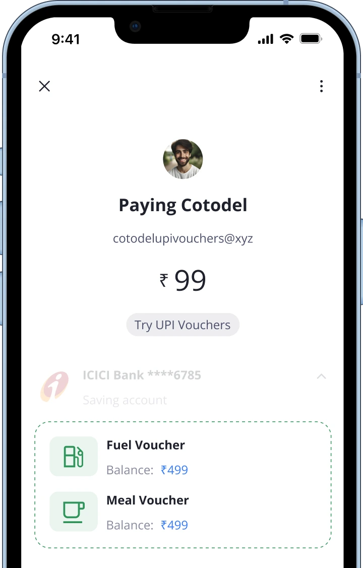 Background for Cotodel UPI Digital Voucher